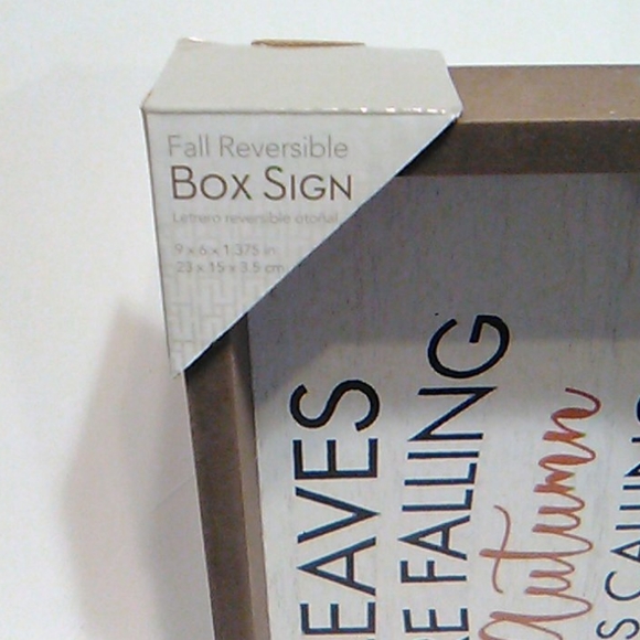New Fall Reversible Box Sign (Give Thanks) - Picture 6 of 9